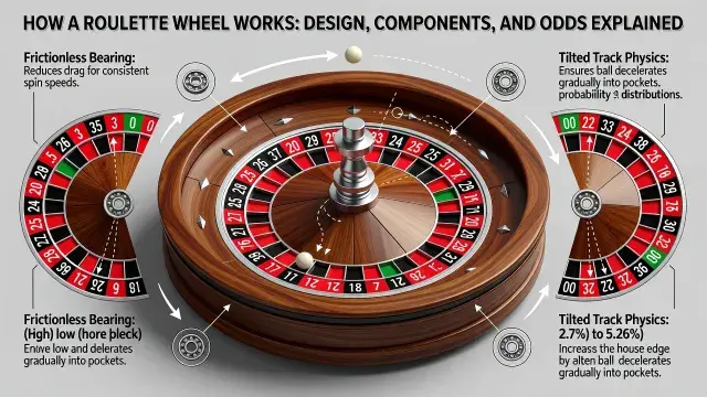 How a Roulette Wheel Works: Design, Components, and Roulette Wheel Odds Explained